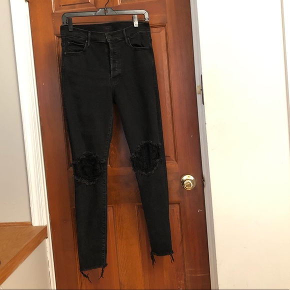 MOTHER super stunner ankle fray in baa baa - Picture 1 of 4